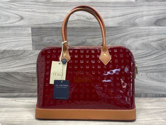 Arcadia Zip Around Satche Handbag - Burgandy (A1D018683)