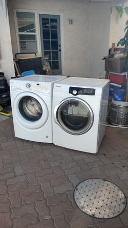 Washer and gas dryer