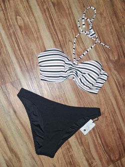 Shade & shore bikini set sz M (cup is size 34D) new