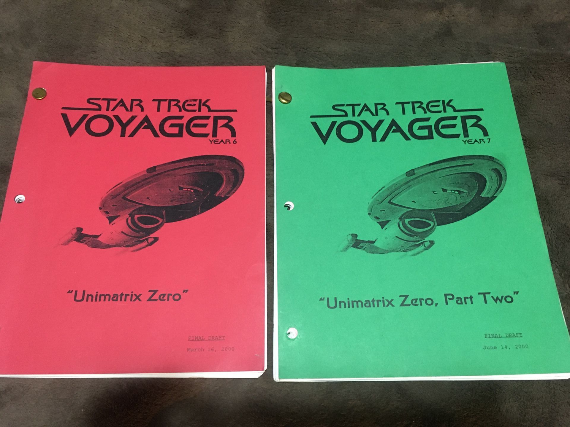 Star Trek Voyager Scripts