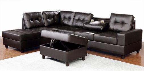 $799 special -> reversible sectional & ottoman