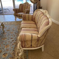 Vintage Marble Couch 