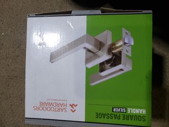 Three Brand New In Box Silver Square Handles