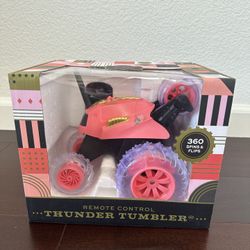 F.A.O. Schwarz remote control car Thunder Tumbler Pink