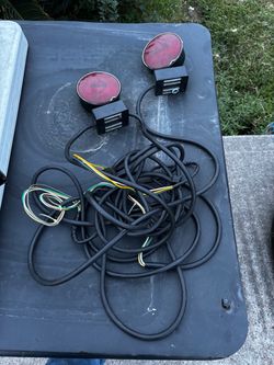 Magnetic Tow Light Kit with Wiring Harness