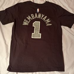 Victor Wembanyama #1 San Antonio Spurs NBA SATX Nike Shirt; Boy’s L