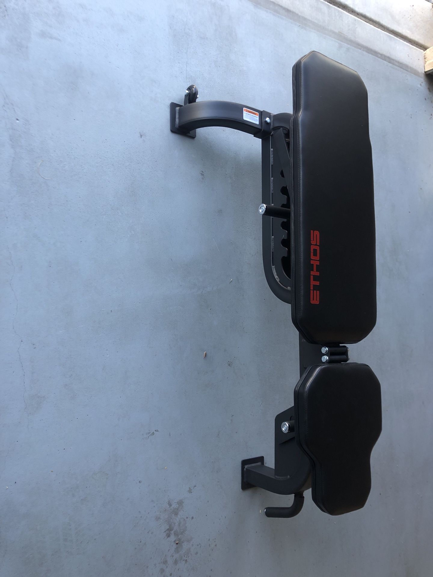 Ethos adjustable utility bench! Olympic weight bench, perfect for any