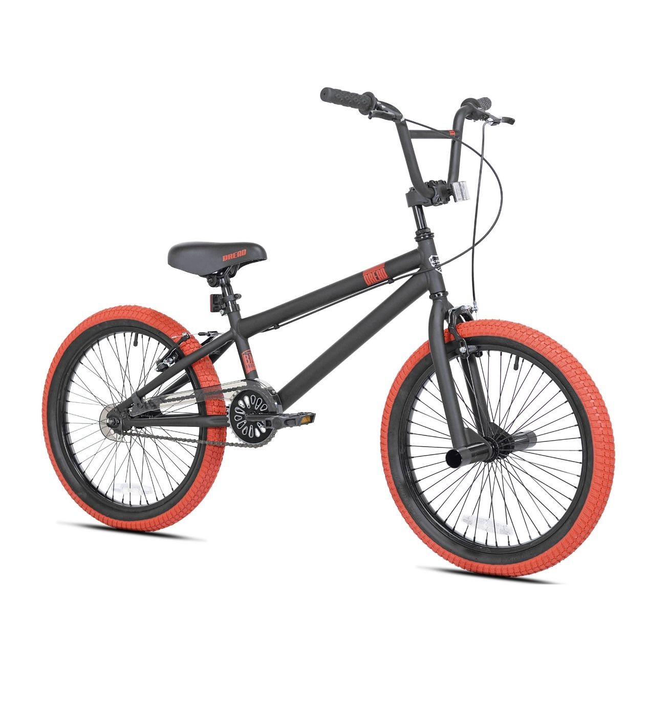 Kent Bicycles 20" Dread Boy's BMX Child Bike, Black/Red