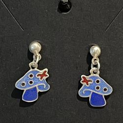 Mushroom Earrings