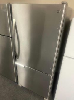 Kenmore Stainless Steel Bottom Freezer Fridge