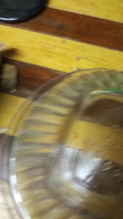 Set of 2 vintage bowls diamond crystal shaker salt