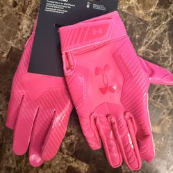 Under Armour F9 Nitro Football Gloves - Youth Size Medium