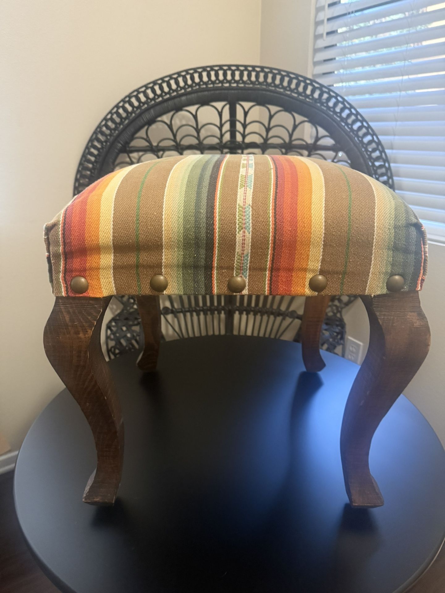 Western Boho Ottoman 