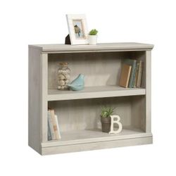 SAUDER
29.92 in. Chestnut Wood 2-shelf Standard Bookcase with Adjustable Shelves