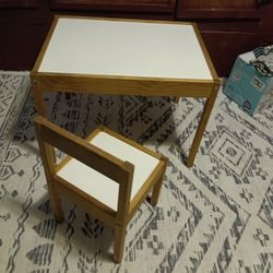 Toddler Kids Table With Chair
