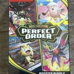 Pokemon Mega Evolution Perfect Order Booster Bundle 