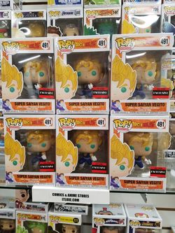 Super Saiyan Vegito dragon ball z funko pop exclusive
