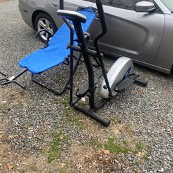 evolution elliptical workout machine & Chair 