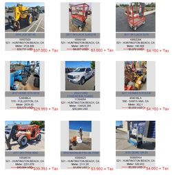 Used Equipment For Sale 