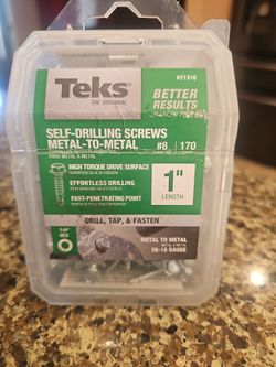 SELF-DRILLING SCREWS METAL- TO- METAL # 8 1"