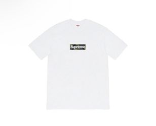 Supreme White Box Camp Tee