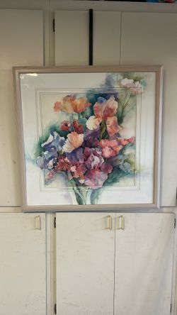 Elizabeth Taft, floral watercolor painting