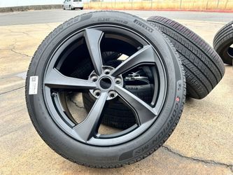 DELIVERY 4x 2026 Tesla Model Y Wheels Rims Crossflow 19X9.5J Tires 255/45R19 PIRELLI