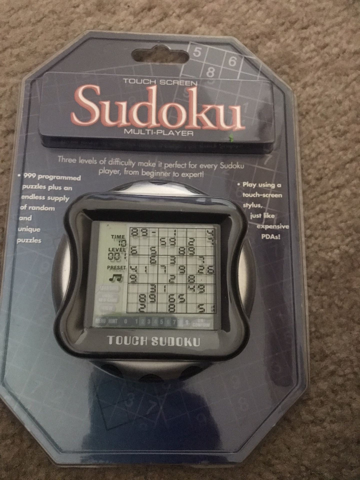 Multiplayer touchscreen LCD Sudoku Game by Excalibur  