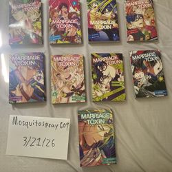 Marriage Toxin manga volumes 1-9