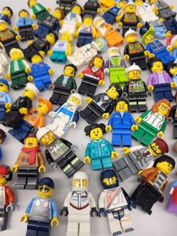 Lego City Minifigures Firefighters Police Construction Worker Kid Pilot Farmer