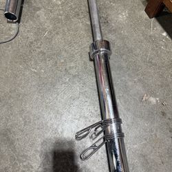 700 pound Olympic weights bar