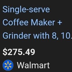 Single Coffee Maker & Grinder