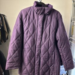 Quilted Purple Coat $2!!!