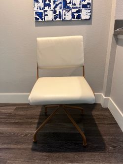 Allmodern off-white office chair