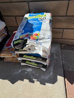14 Bags MAPEI Mortar & Floor Patch Bundle – Keraflex SG + Planipatch – New