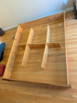 Free California King bedframe, solid wood