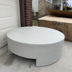 Hobart 48'' Stone Outdoor Coffee Table