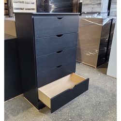 5 drawers dresser with rails / Five  drawers dresser with rails