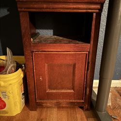 Small Real Wood Side Table 