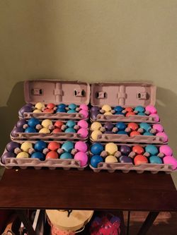 New 6 Boxes Of 12 Cascarones Confetti Eggs Fiesta  72 Eggs Total For $10