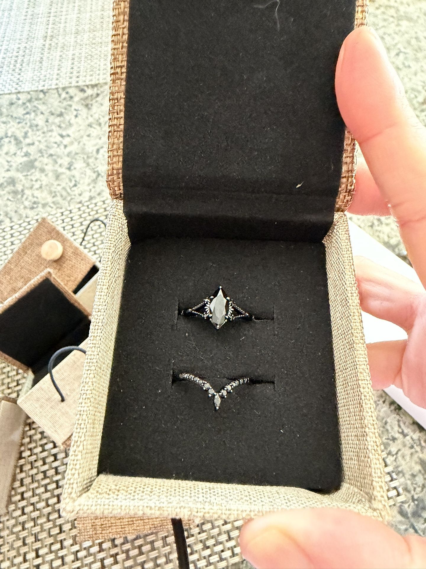 Silver 925 Ring Set Size 6