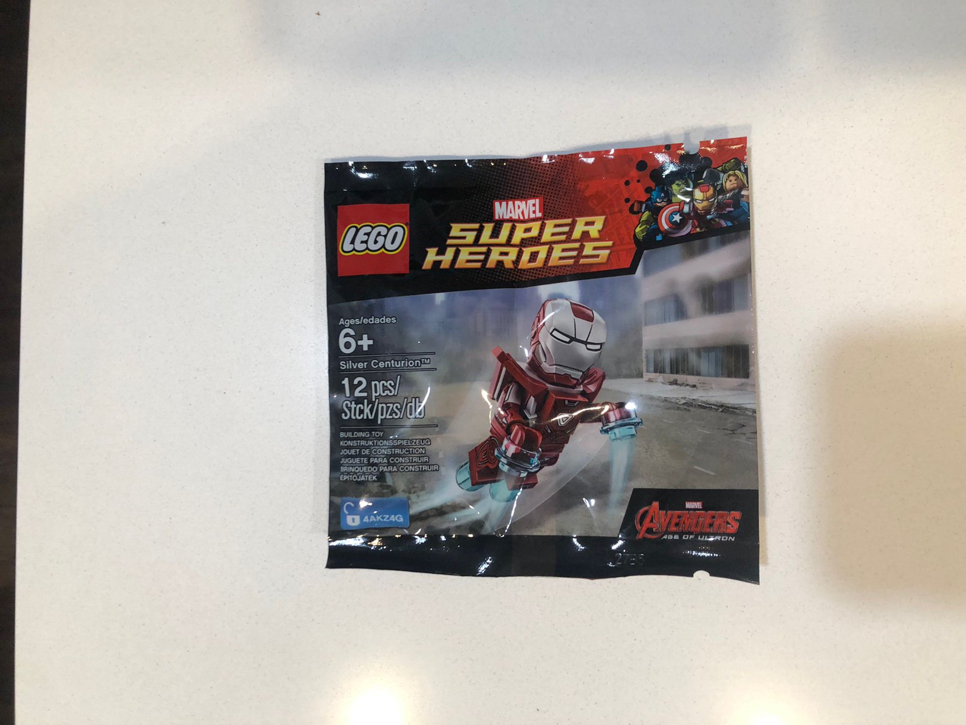 Lego Marvel Iron Man Silver Centurion