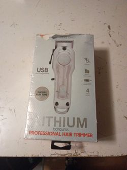 Lithium hair trimmer