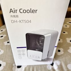 Portable Air Conditioner Fan, Small Evaporative Air Cooler with 3 Speeds