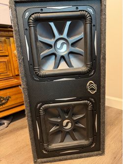 2 Kicker 12 L7 Subwoofers with Kicker Box - $100
