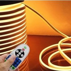 LED NEON Strip Light, IEKOV AC 110-120V 134 Feet, Warm White