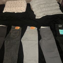 Dickies and Jeans all size 34x waist