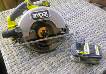Ryobi ONE+ HP 18V Brushless Compact 6-1/2 in. Circular Saw *Fully Functional/ Will Deliver*