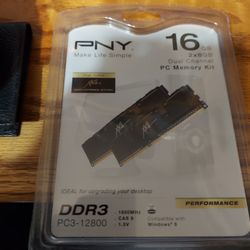 PNY  PC MEMORY KIT, 16 GB 2X 8