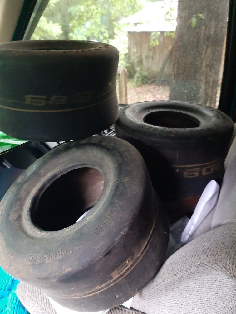 3 New Go Cart Tires